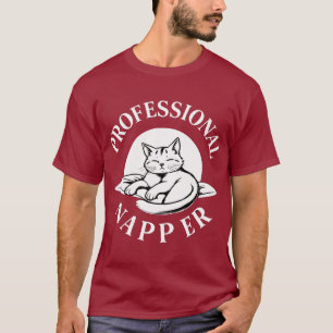 Berufliche Napper- Cat Lover T - Shirt - Begrenzt