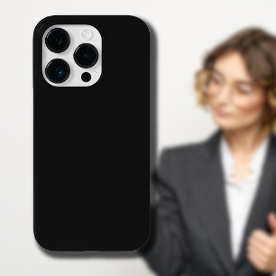 Berufliche Onyx Schwarz   Klassisches Elegant Case-Mate iPhone 14 Pro Hülle