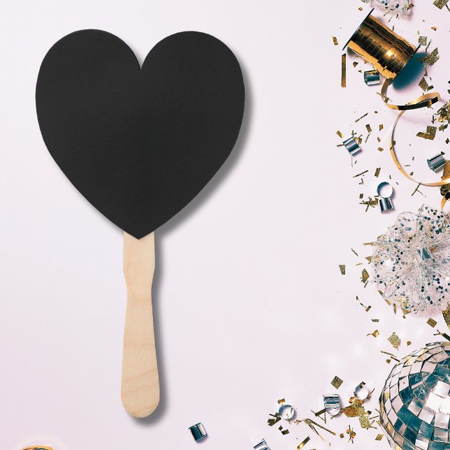 Berufliche Onyx Schwarz | Klassisches Elegant Fächer (Von Creator hochgeladen)