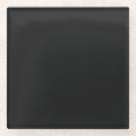 Berufliche Onyx Schwarz | Klassisches Elegant Glasuntersetzer