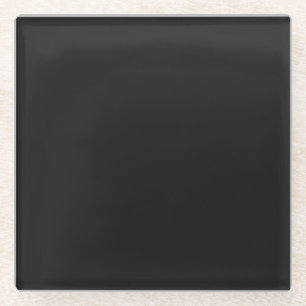 Berufliche Onyx Schwarz Klassisches Elegant Glasuntersetzer