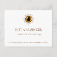 Berufliche optometrische Ernennung Braunes Auge