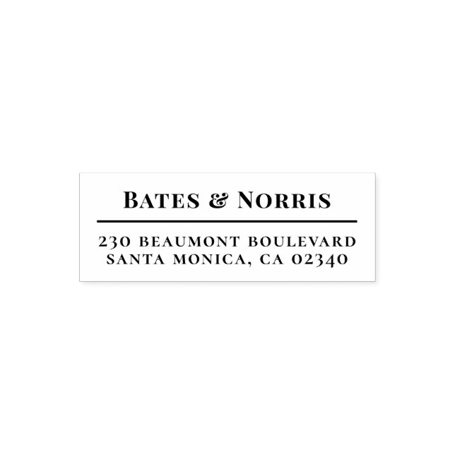 Berufliche Partner und Rücksendeadresse Permastempel (Design)