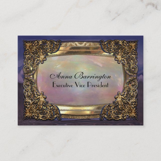 Berufliche Perle der Elegant Pearl Visitenkarte (Vorderseite)