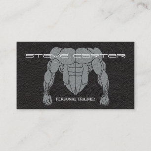berufliche persönliche Trainer-/Bodybuilder-Karte Visitenkarte