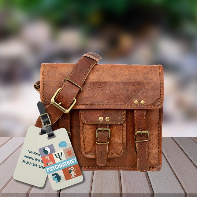 Berufliche Psychiatristin Iconic entwickelt Gepäckanhänger (Von Creator hochgeladen)