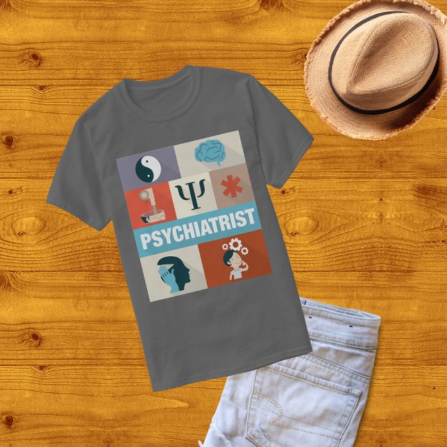 Berufliche Psychiatristin Iconic entwickelt T-Shirt (Von Creator hochgeladen)