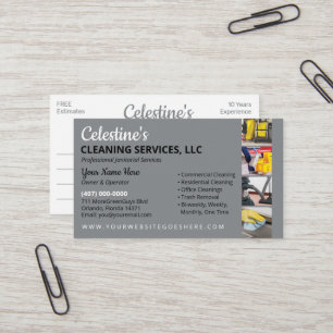 Berufliche Reinigung/Janitorial Housekeeping Serv Visitenkarte