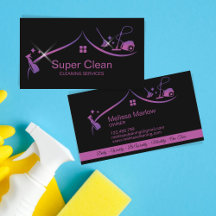 Berufliche ReinigungsHouse Services Business Card