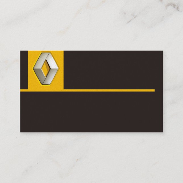 berufliche Renault-Autoautohändler-Verkäuferkarte Visitenkarte (Vorderseite)