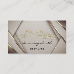 Berufliche Rose Body Care Logo WELLNESS-CENTER Wel Visitenkarte