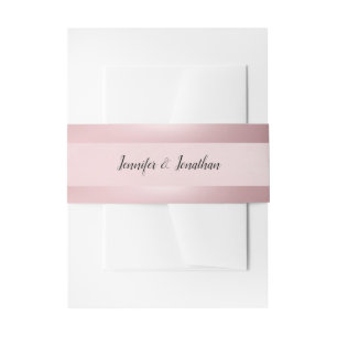 Berufliche Rose Gold Moderne Kalligraphie Einladungsbanderole