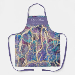 berufliche Schürze der dunklen Opal