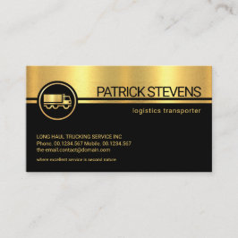 Berufliche schwarze Streifen Gold Textur Startup Visitenkarte