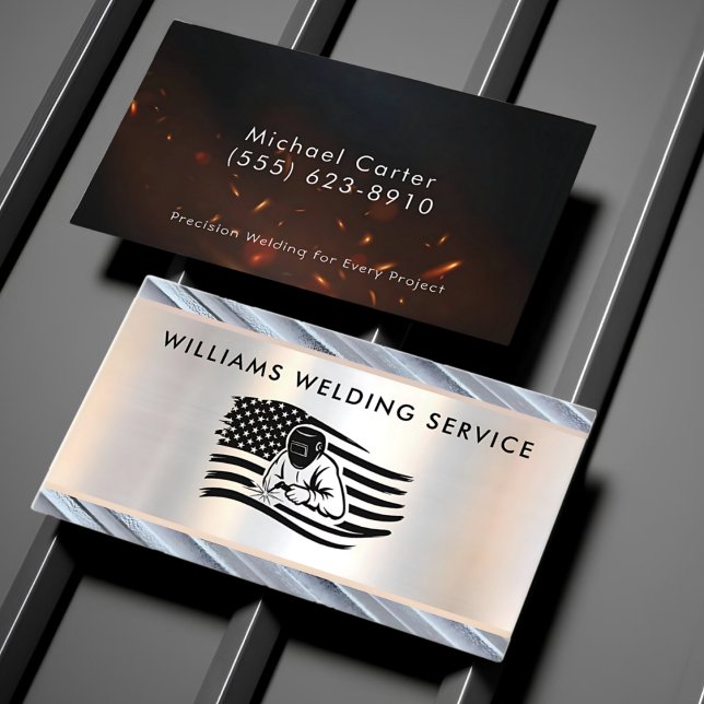 Berufliche Schweißnahtkarte des AN Visitenkarte (Welding Contractor Business Card
)