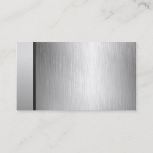 Berufliche silberne Geschäfts-Karten Visitenkarte