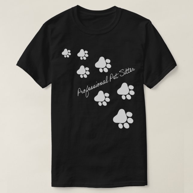 Berufliche Sitter Paws 4686 T-Shirt (Design vorne)