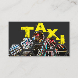 Berufliche Taxifahrer-Visitenkarte Visitenkarte