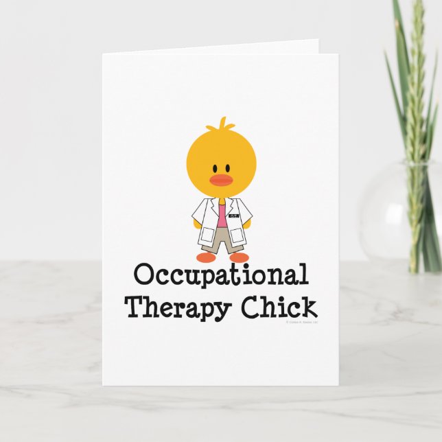 Berufliche Therapie Kick Grußkarte Karte (Vorderseite)