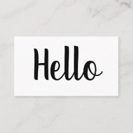 Berufliche unbedeutende mutige visitenkarte