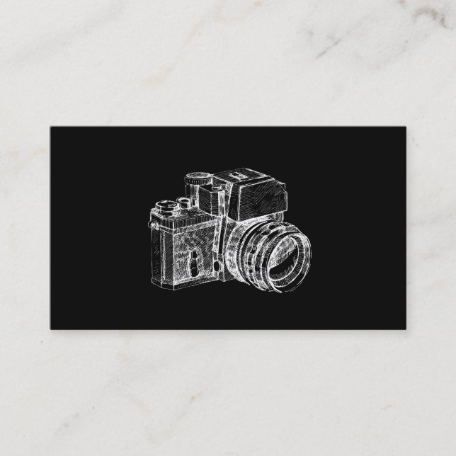 Berufliche Vintage Fotografie-Geschäfts-Karte Visitenkarte (Vorderseite)