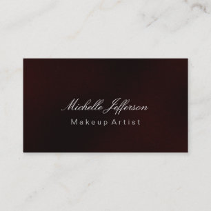 Berufliche Visitenkarte für Red Makeup Artist