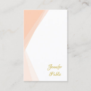 Berufliche Vorlage für Goldene Skriptnamen Visitenkarte