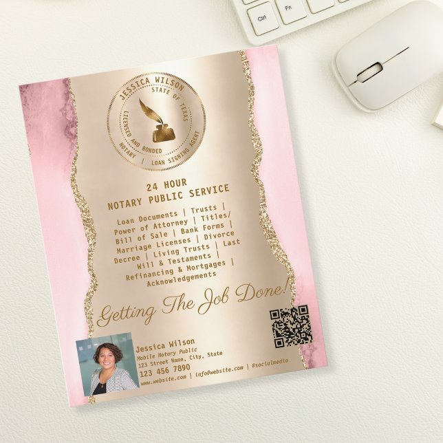 Beruflicher Agent für Notare und Darlehensuntersch Flyer (Von Creator hochgeladen)