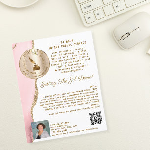 Beruflicher Agent für Notare und Darlehensuntersch Flyer