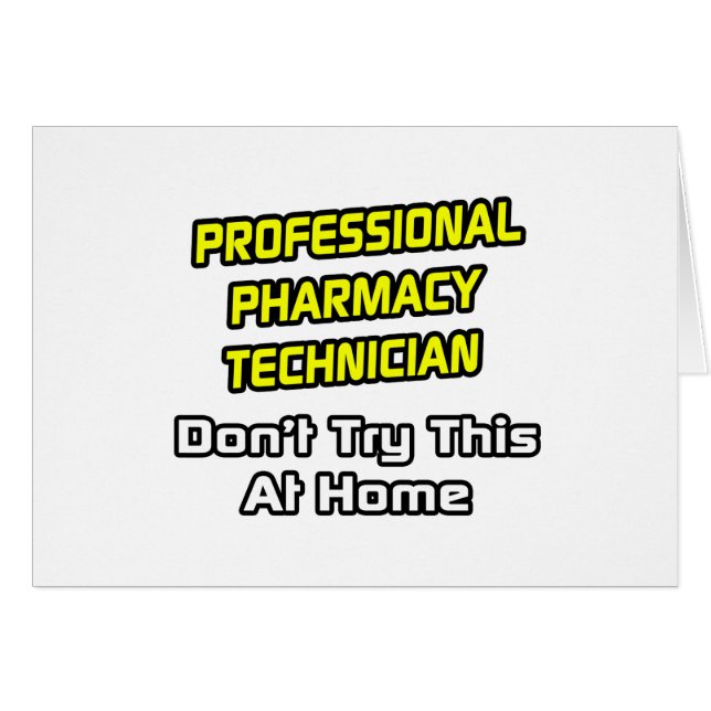 Beruflicher Apotheker .. Joke (Vorderseite (Horizontal))