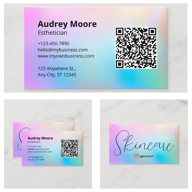 Beruflicher Arzt Visitenkarte (Professional Esthetician Business Card
)