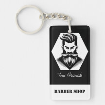 Beruflicher Barbershop Schwarzweiß