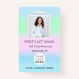 Beruflicher Barcode Foto ID Gesundheitsmediziner Ausweis