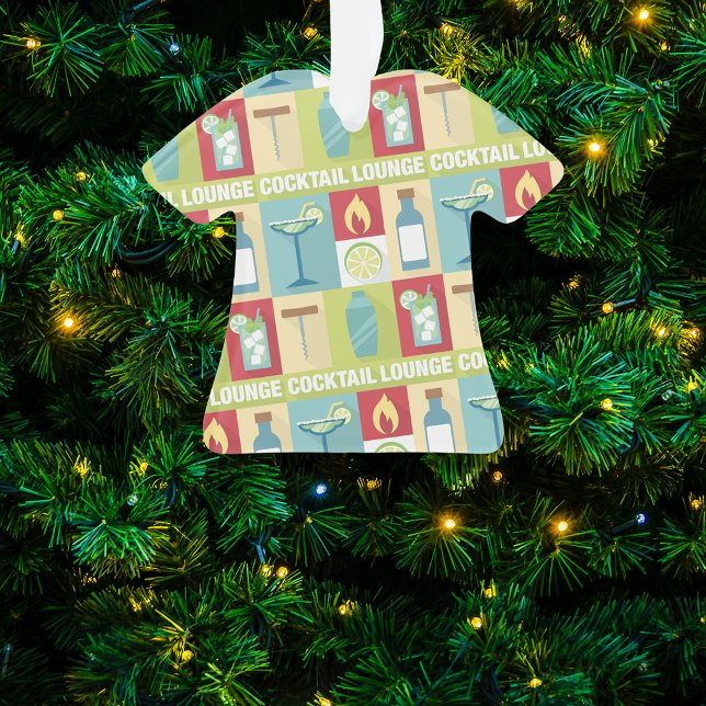 Beruflicher Barkeeper Iconic entwickelt Ornament (Von Creator hochgeladen)