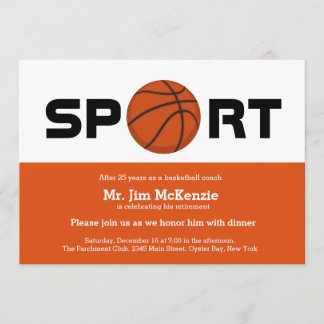 Beruflicher Basketballtrainer Einladung