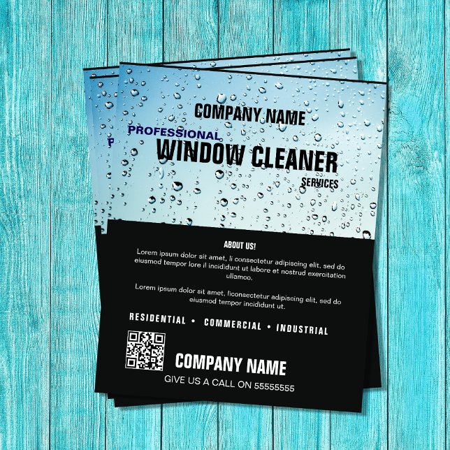 Beruflicher, benutzerdefinierter WINDOWS-Clean-Ser Flyer (Von Creator hochgeladen)