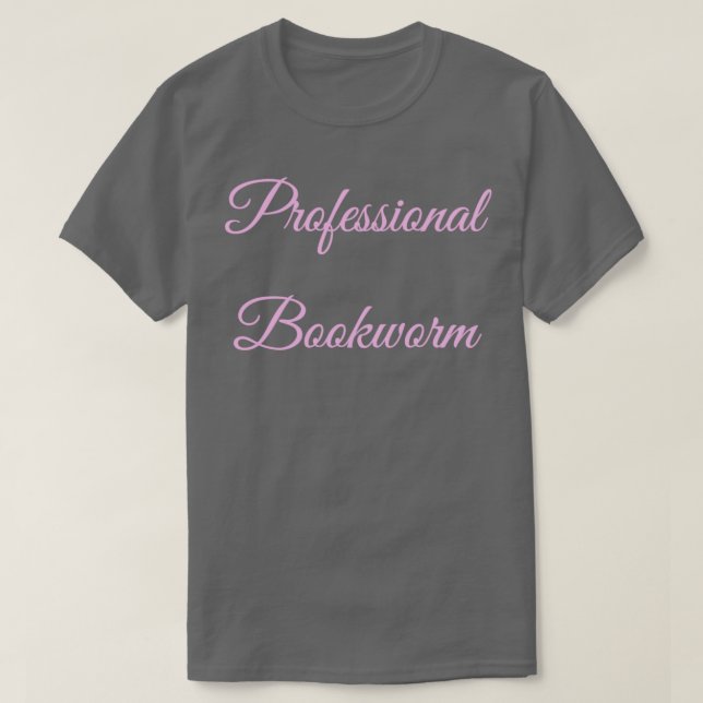Beruflicher Bookworm 1 T-Shirt (Design vorne)