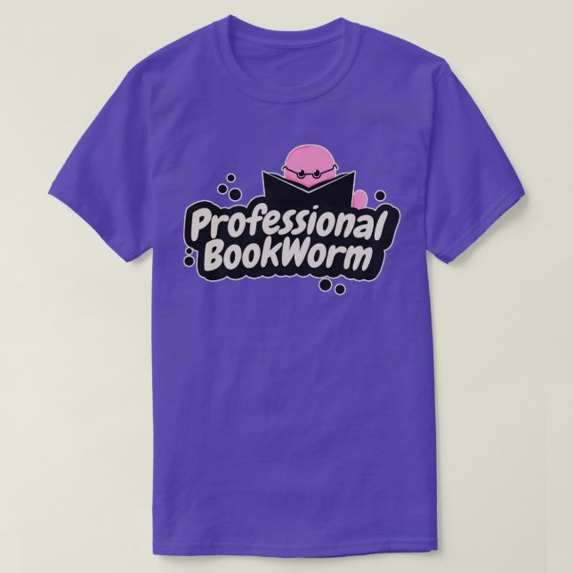 Beruflicher Bookworm T-Shirt (Design vorne)