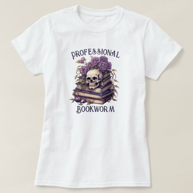 Beruflicher Bookworm T-Shirt (Design vorne)