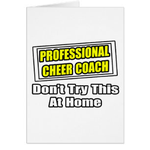 Beruflicher Cheer Coach...Probieren Sie nicht auf