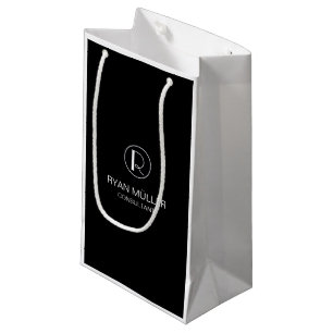 Beruflicher Chic-elegantes schlichtes und Kleine Geschenktüte