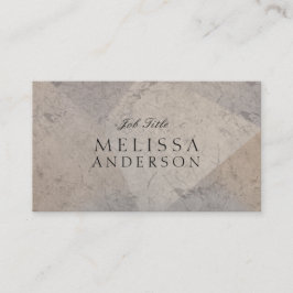 Beruflicher Chic-Marmor Visitenkarte
