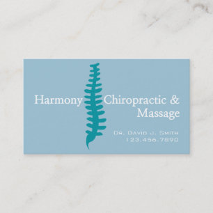 Beruflicher Chiropraktiker Visitenkarte