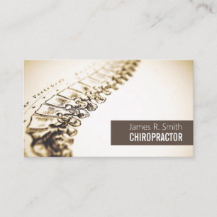 Beruflicher Chiropraktor und Gesundheit Visitenkarte