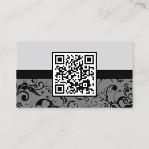 beruflicher Code des Damastes QR Visitenkarte