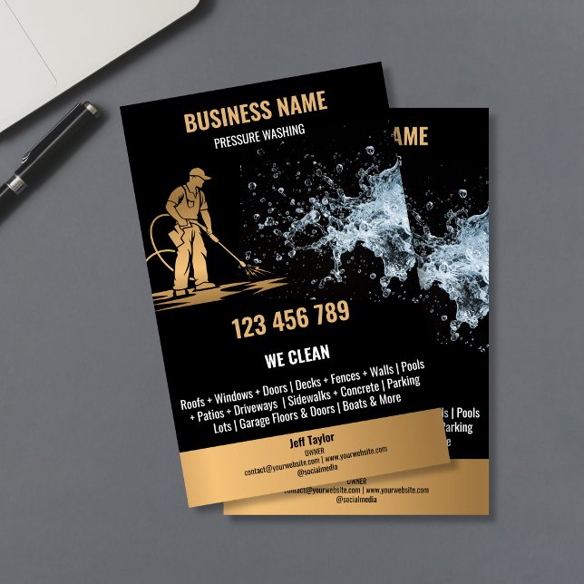 Beruflicher Druck Power waschen Flyer (Von Creator hochgeladen)