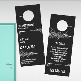 Beruflicher Druck Power waschen Waschmaschine Türanhänger