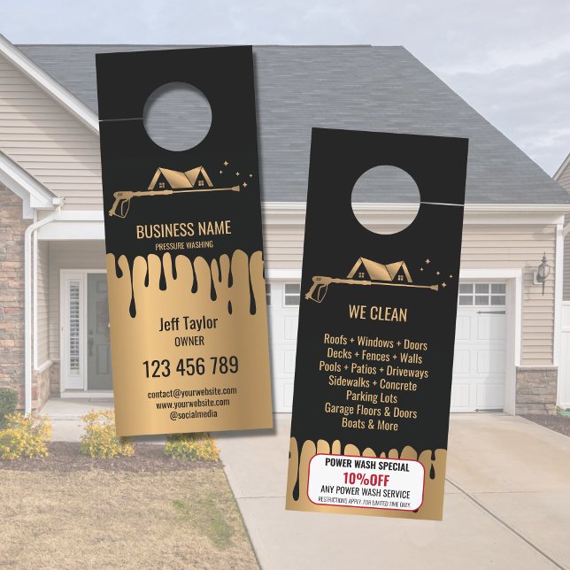 Beruflicher Druck Power waschen Waschmaschine Türanhänger (Von Creator hochgeladen)