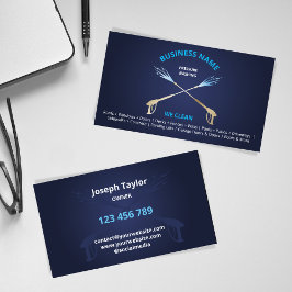 Beruflicher Druck Power waschen Waschmaschine Visitenkarte