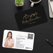beruflicher Echtzeit-Anwesen-Realtor, um Foto-QR-C